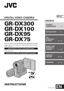 JVC GR DX 300 manual. Camera Instructions.